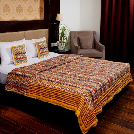Zigzag Heritage Jaipuri Quilt